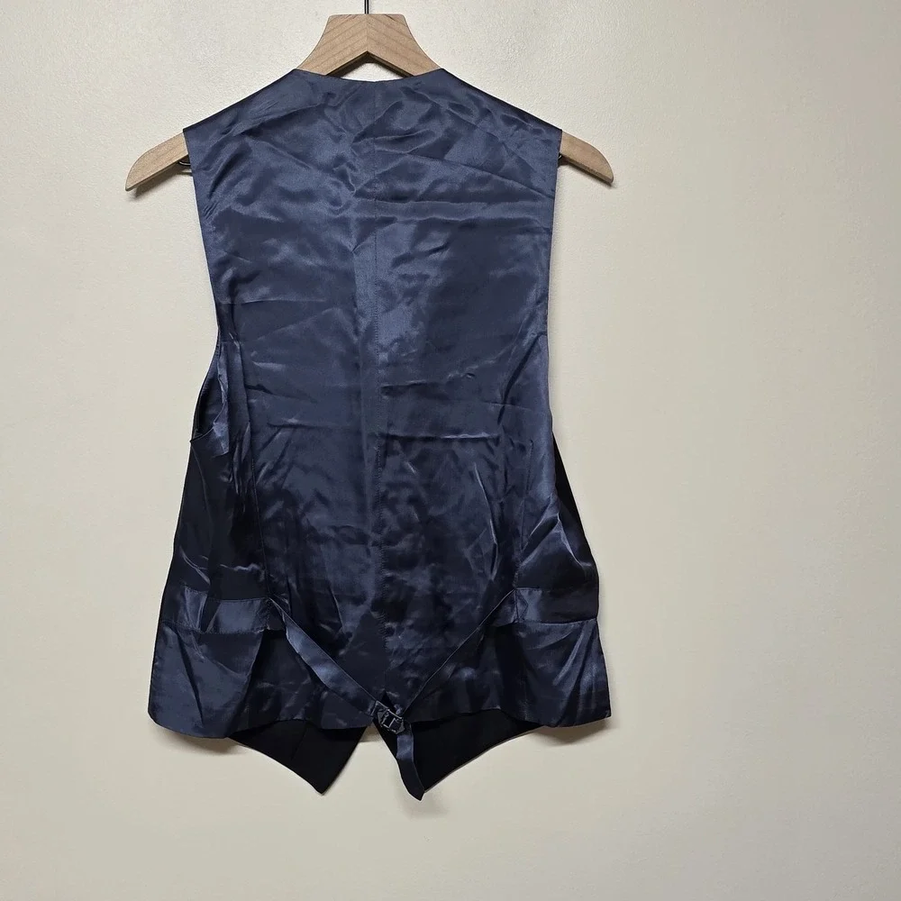 SuitSupply‎ La Spalla Navy Wool Blazer Sport Coat 2 Piece 40R Vitale Barberis